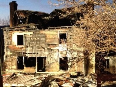 Fire Takes a Homestead Image